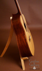 Hewett Brazilian rosewood D guitar side