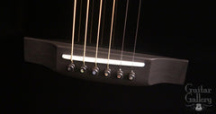 Froggy Bottom guitar black model H14 ebony bridge