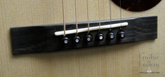 Huss & Dalton 000 Sapele Guitar bridge