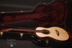 Indian Hill 00 guitar inside case