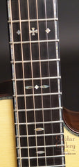 Ryan Abbey Parlor Guitar fretboard