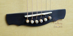 Ryan Abbey Parlor Guitar bridge