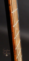 Hewett OM Brazilian rosewood guitar fretboard