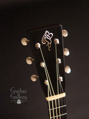 Borges OM guitar headstock