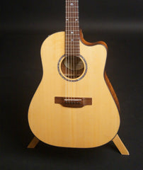 Langejans Koa guitar with port orford cedar top