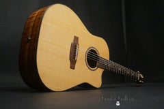 Langejans Koa guitar glam shot