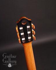 Wingert classical guitar headstock back