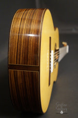 Kenny Hill custom classical guitar end