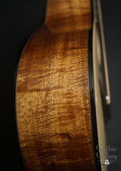 Kostal 00 guitar koa side detail