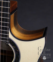 Kostal Mod D cutaway guitar detail