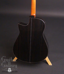 Kraut fan fret guitar Macassar Ebony back