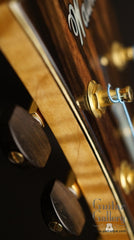 Kim Walker archtop headstock detail