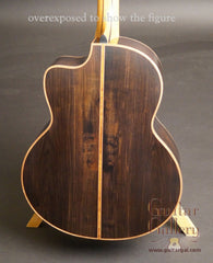 Lowden F50c African Blackwood guitar back