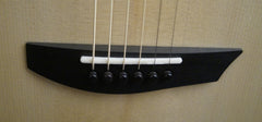 McPherson 4.5XP Royal Ebony guitar ebony bridge