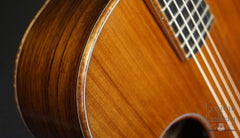 McPherson guitar with koa bindings