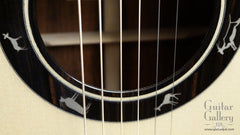 Maingard guitar sterling silver inlaid rosette