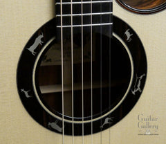 Maingard guitar sterling silver inlaid rosette