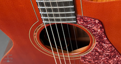 Majestic brand, steel string guitar, details
