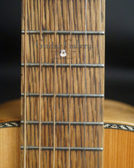 Fylde Single Malt Whiskey Barrel guitar fretboard