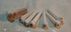 Fossilized Ivory guitar bridge pins