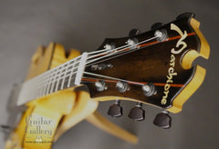 Marchione archtop guitar headstock