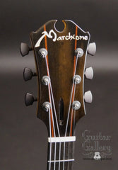 Marchione archtop guitar headstock