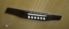 Marchione OM guitar bridge