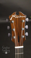 Marchione OM guitar headstock logo