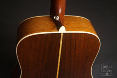 1967 Martin D-28 guitar down back