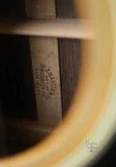 1967 Martin D-28 guitar label