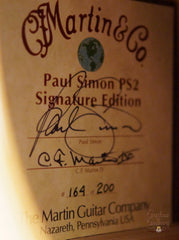 Martin PS2 (Paul Simon 2) Ltd Ed Guitar