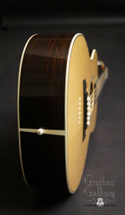 McAlister Vintage series 00-12 guitar end view