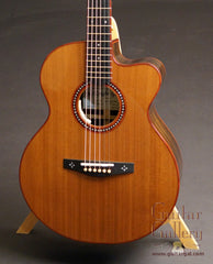 redwood top on McKnight guitar