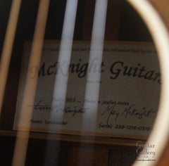 McKnight guitar label