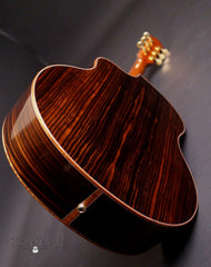 used McPherson 4.5 Ebony guitar back glam shot