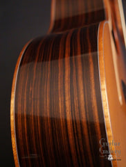 used McPherson 4.5 Ebony guitar side detail