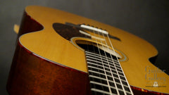 Merrill OM-18 guitar down front