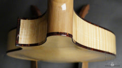 tortoiseshell colored bindings on Moon octave mandolin