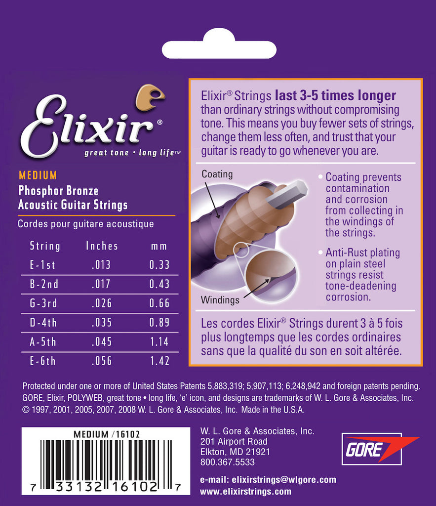 Elixir NanoWeb PB Strings Gallery