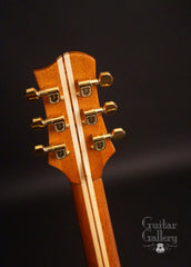 Olson SJ guitar headstock back