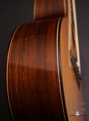 Olson SJ guitar side detail