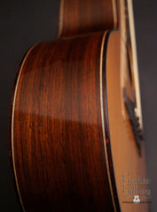 Olson SJ guitar side detail