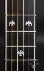 Olson SJ guitar fretboard doves