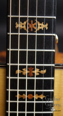 Olson SJ guitar fretboard #1 inlays