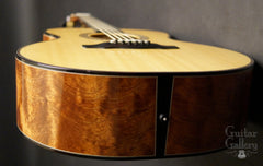 Olson SJ guitar end view