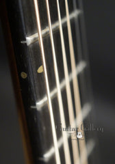 The Oneida guitar fretboard side 