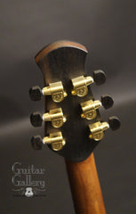 The Oneida guitar headstock back