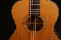 Olson SJ guitar abalone purfling and rosette