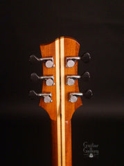 Olson SJ guitar back of headstock