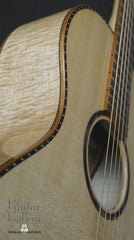 Osthoff parlor guitar side